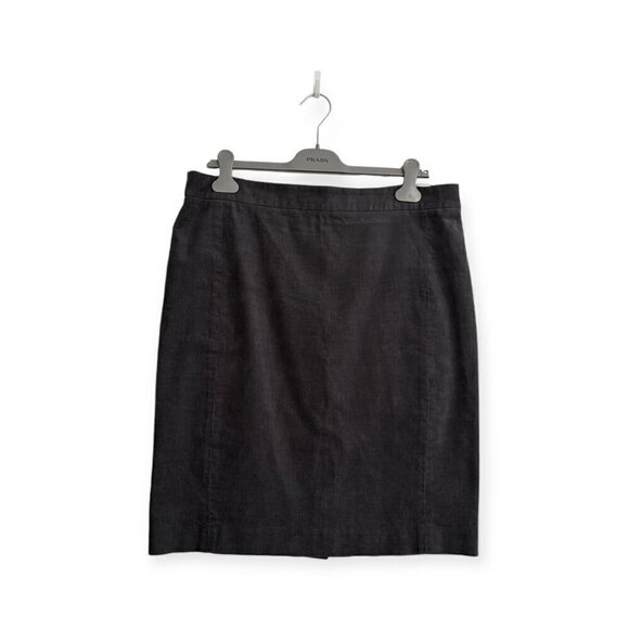 J.Crew No. 2 pencil skirt in corduroy,  Size 14, Color Shadow (Gray) - Picture 1 of 8